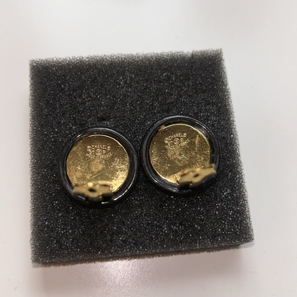 Chanel Stud Clip On Earrings - Picture 5 of 5